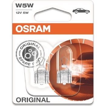 OSRAM АВТОМОБИЛНА ЛАМПА 2825 W5W 12V W2, 1x9.5d DUOBLISTER OSRAM