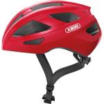 ABUS road bike helmet Macator - sporty bike helmet for beginners - also for pigtail wearers - for women and men - red, size S - 87221 (87221)
