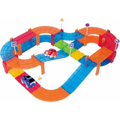 Mag Tiles Track Magnetická dráha 72 ks