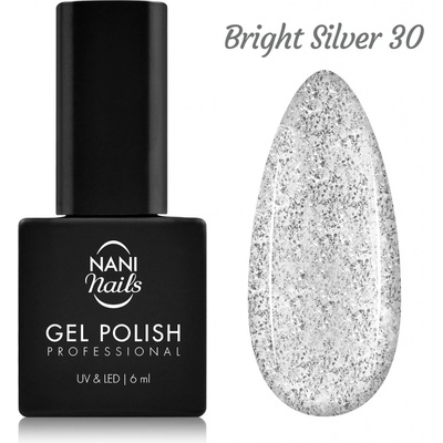 NANI gél lak Bright Silver 6 ml