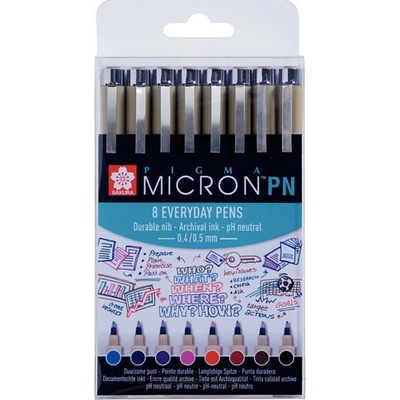 Sakura PIGMA MICRON PN POXSDKPN8 sada 8 barev