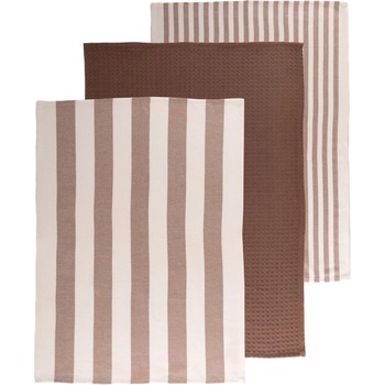 Tiseco Home Studio Памучни кърпи за съдове в комплект от 3 бр. 51x74 cm Marra - Tiseco Home Studio (9646COGNAC)