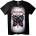 NOONEBRAND Metallica Пеперуда Тениска - L, Black