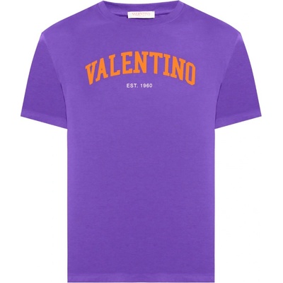 Valentino Logo tričko purple
