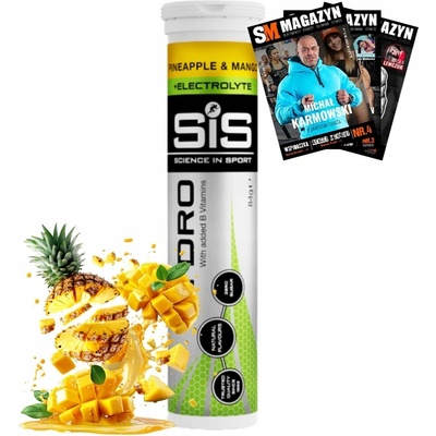 SiS GO Hydro tabliety 20 x 4 g jahoda a limetka