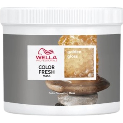 barva na vlasy Wella Professionals Color Fresh Mask Golden Gloss 500 ml