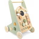 VIGA PolarB Dřevěné chodítko Pink s aktivitami