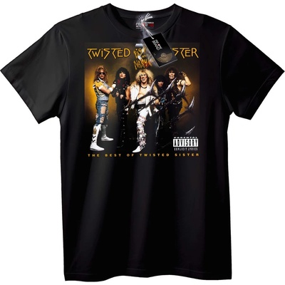 NOONEBRAND Тениска Twisted Sister Best of - M, White