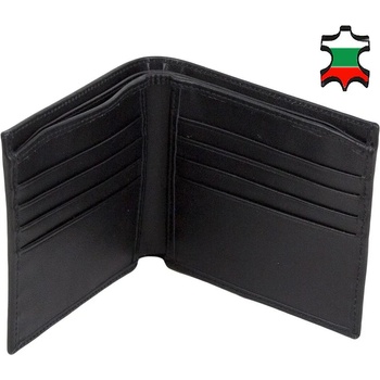 Image 1 of Български обувки Мъжки черен портфейл от естествена кожа 32880