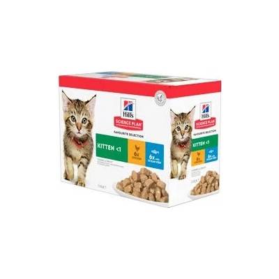 Hill's Fel. kapsa Kitten Chicken&Ocean fish 24x85 g