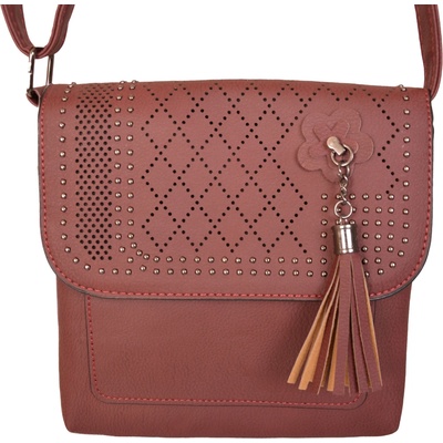 Nicole Brown elegantní kabelka JBFB 341 VÍNOVÁ