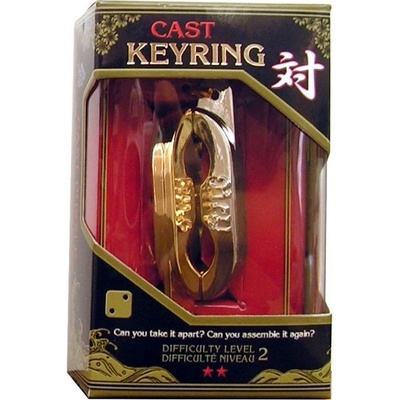 Hanayama Hlavolam Cast Keyring Silver