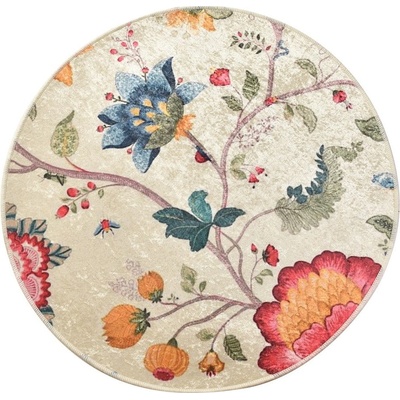 Foutastic Vintage Flower Béžová průměr 100 cm