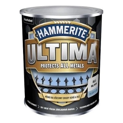 HAMMERITE ULTIMA 3v1 Tmavo hnedá RAL8017 lesklá,0.75L