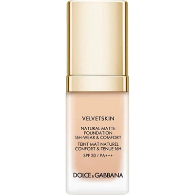 Dolce & Gabbana Zmatňujúci tekutý make-up Velvetskin Natura l Matte Foundation Sateen 30 ml