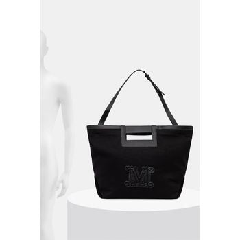 Max Mara Beachwear плажна чанта дамска от памук ECRU (2616511039600)