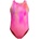 Speedo Детски бански костюм Speedo Kid's Print Pulseback One Piece Swimsuit - Pink Lemonade/Neon Violet - размер 140 (EU) (750-2742-0114)