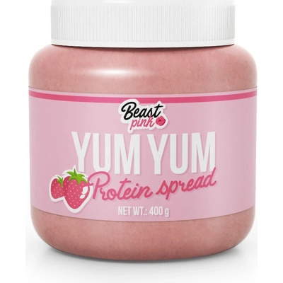 BeastPink Yum Yum Proteinová Pomazánka jahoda 400 g – Zbozi.Blesk.cz