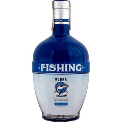 Vodka Fishing Classic Blue 40% 1 l (čistá fľaša)