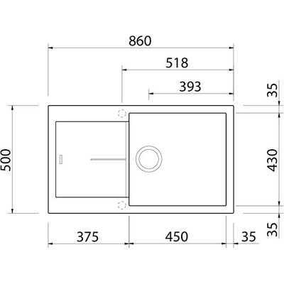 Set Sinks Infinity 860 + Vitalia GR