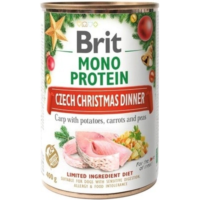 Brit Mono Protein Czech Christmas Dinner Carp 400 g – Zbozi.Blesk.cz