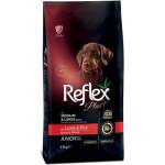 LIDER Reflex Plus Junior Medium & Large Lamb and Rice - Пълоценна храна за подрастващи кучета с агнешко и ориз за средни и големи породи 15 кг, Турция