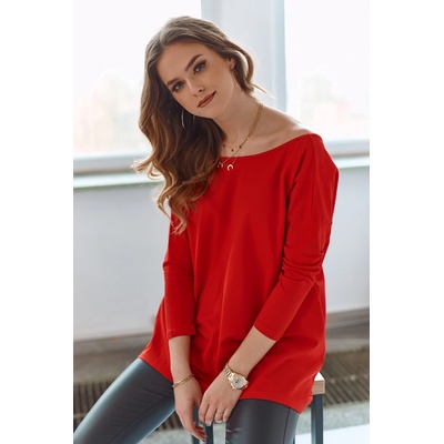 FASARDI Дамска блуза с дълъг ръкав в червен цвят 2611fa-2611_red - Червен, размер uniw