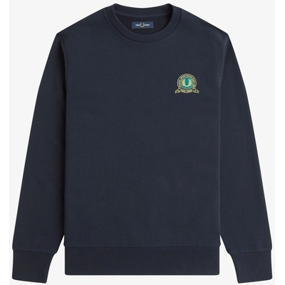 Fred Perry Блуза Fred Perry Men's Badge Crew Neck Sweatshirt - Navy 608