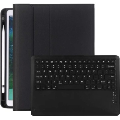 AppleKing puzdro s klávesnicou a priestorom na Apple Pencil pre iPad Pro 12,9" (2018-2022) Čierne