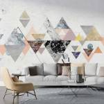 Art Gift Decor Фототапет Триъгълен мрамор