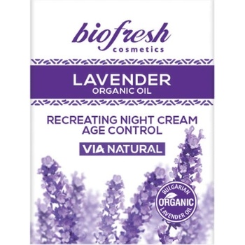 Image 1 of Biofresh Cosmetics Lavender Night Cream Age Control - Възстановяващ нощен крем 50мл