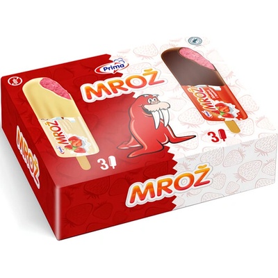 Prima Mrož mix multipack jahodový 6 x 45ml