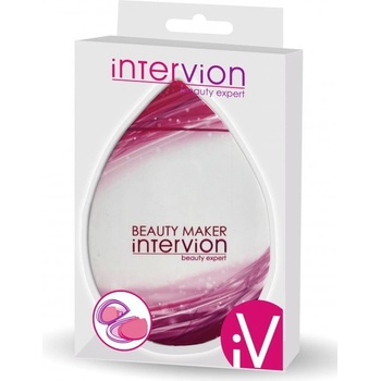 Intervion houbička na make-up 2 ks + zrcátko