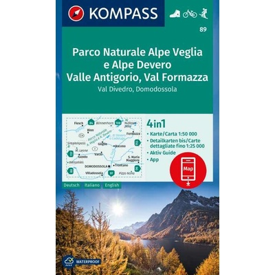 Alpe Veglia e Alpe Devero 1:50 t. laminovaná