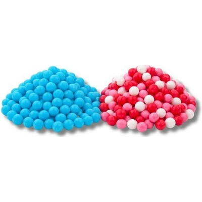 Cukrové perly SweetArt nebesky modré a Love mix 7 mm (120 g)