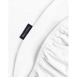 Marc O'Polo Чаршаф с ластик Premium Organic 100 x 200 см бял (730342-103-016)