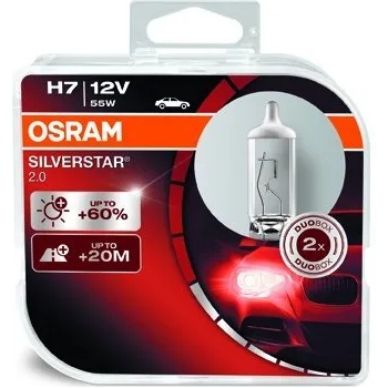 OSRAM silverstar® 2.0 h7 комплект (osvs7-duo)