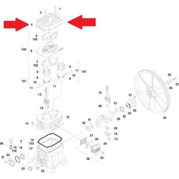Fiac - Италия Капак за групи fiac ab410-510-512, 5030580008