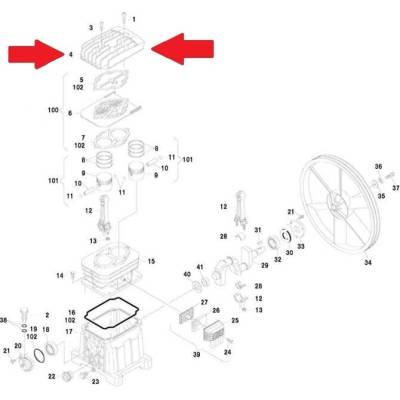 Fiac - Италия Капак за групи fiac ab410-510-512, 5030580008