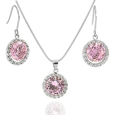 Foxette souprava šperků CHO Pink Zirconia JF_0170