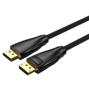 Vention Displayport/M - Displayport/M (плат, черен), 10 м, кабел