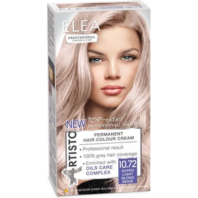 Elea Professional Боя за коса 10.72 Super Light Blond Beige