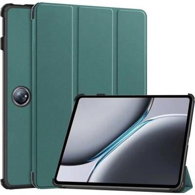 GIGAPACK púzdro s podstavcom pre OnePlus Pad 2, kožovité, aktívne FLIP, stolný držiak, Tmavozelené GP-161054