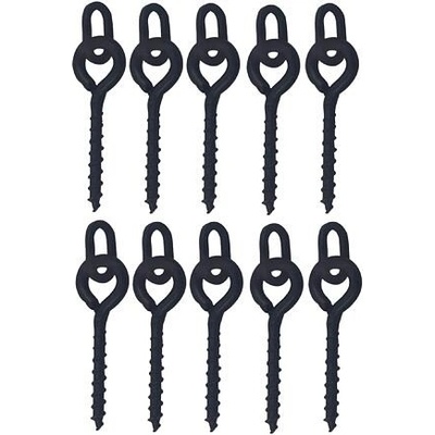 Merco Bait Screw Oval zavrtávací držák s kroužkem 10 ks