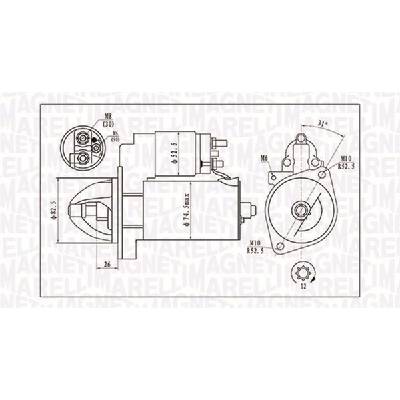 Startér MAGNETI MARELLI 063721410010