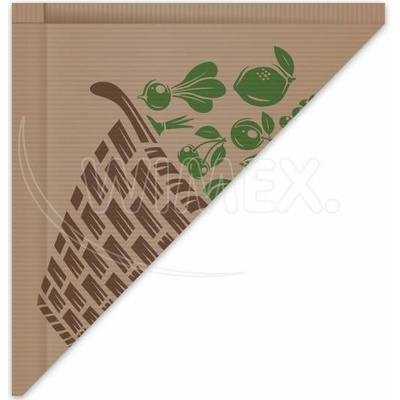 Papírové kornouty hnědé 37 x 37 cm `1500g` vázané (70837.1 - 10D,P12) 100ks