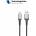 DeTech Кабел DeTech Lightning DE-43i2 Черен 2m (DE-43i2)