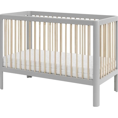 Pinio Pure Dětská postýlka 120 x 60 cm Grey