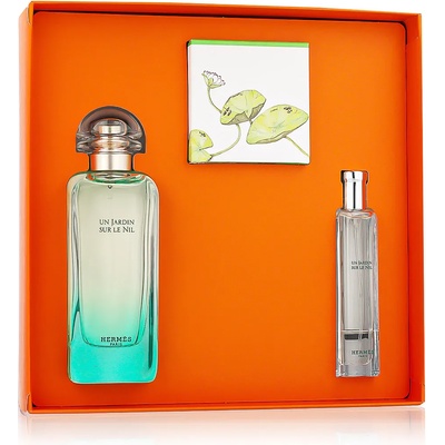 Hermès Un Jardin Sur le Nil комплект Eau de Toilette 100 ml + Eau de Toilette 15 ml + Твърд сапун 5