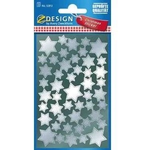 Avery Zweckform Stickers - Silver Stars